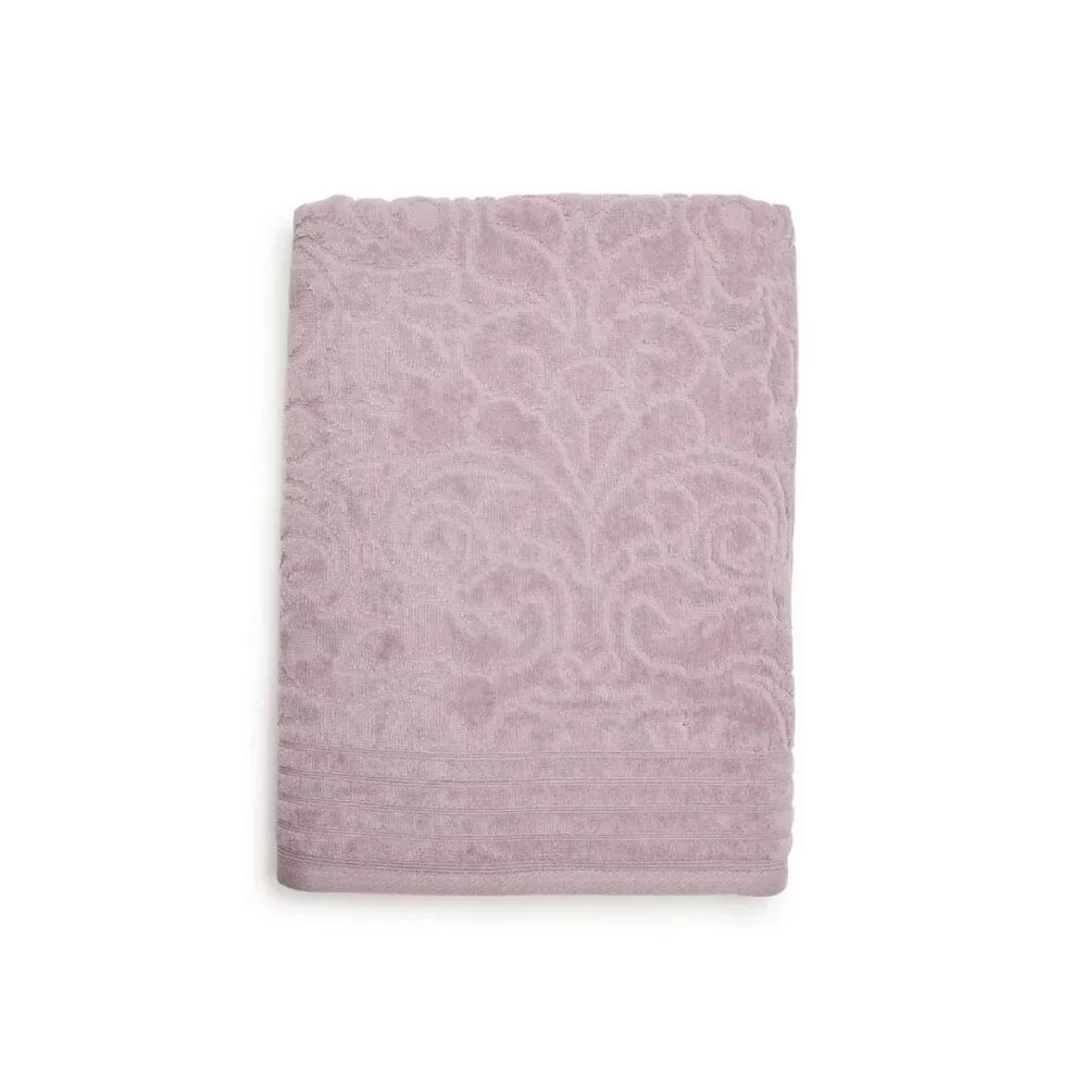 3 new Broyhill Jacquard-Pattern Textured Velour 100% Cotton Bath Towels